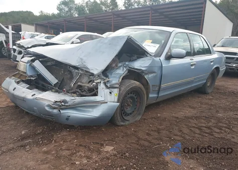 2001 Mercury Grand Marquis Gs из США, поврежденный, VIN 2MEFM74W41X631910